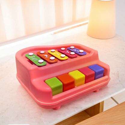 ToyToise Melody Kids Xylophone - 2-in-1 Piano Xylophone Musical Toy