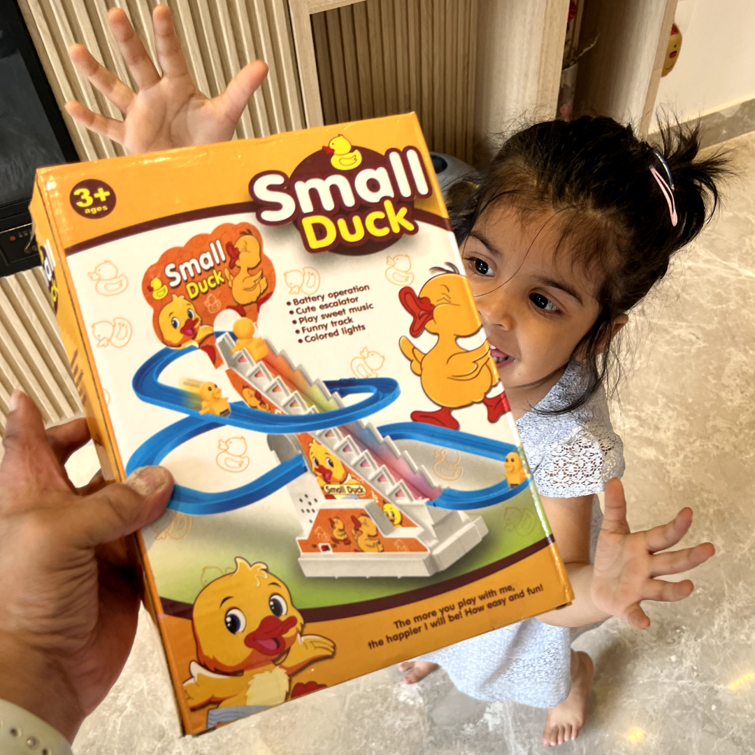 ToyToise Small Duck Race Track – Colorful, Musical Fun for Kids 24 Months+