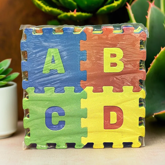 ToyToise Alphabet Jigsaw Mat – Learn, Build & Play with Vibrant Foam Letters (Ages 3+)