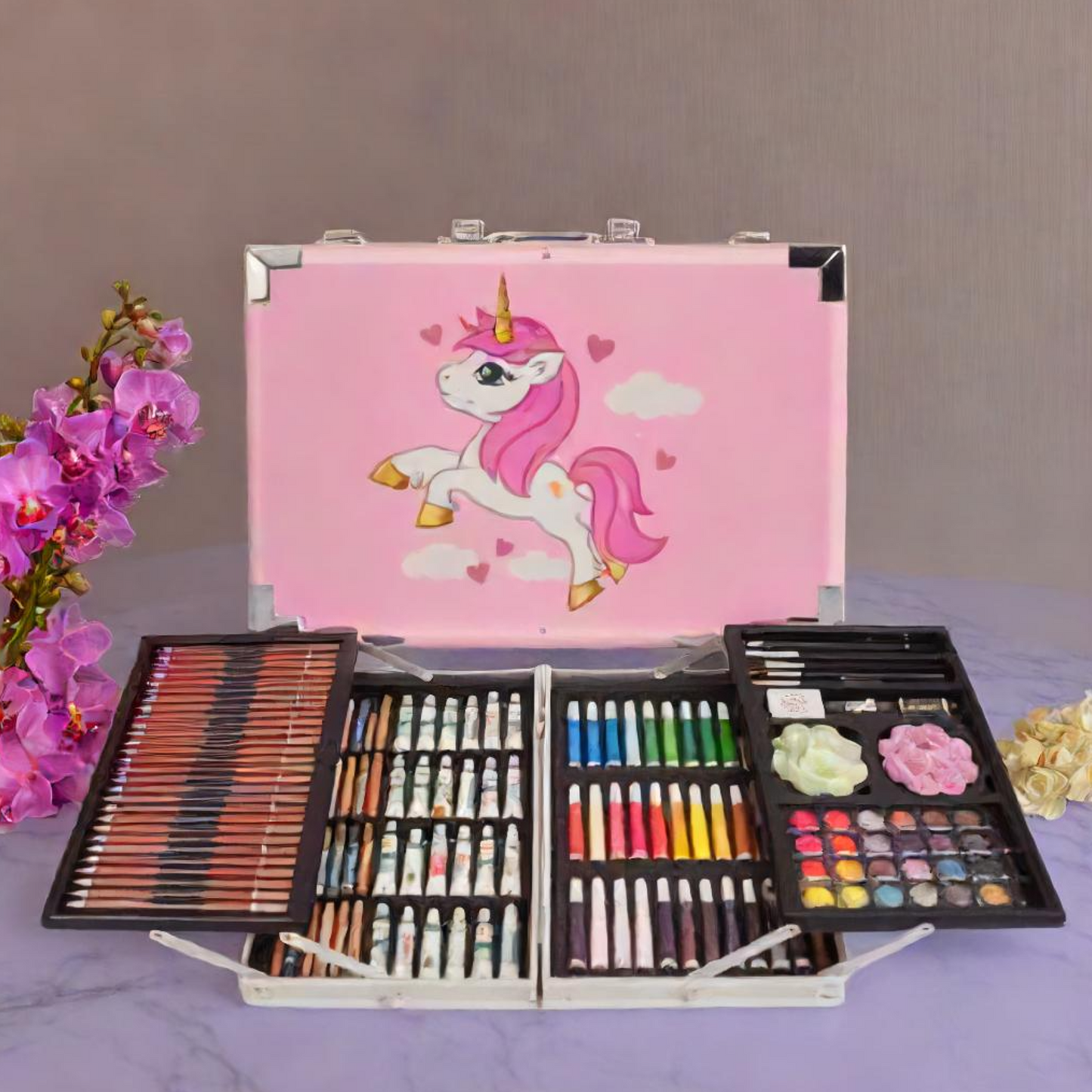 Toytoise’s 145-Piece Unicorn Art & Craft Drawing Set – Unleash Your Inner Artist