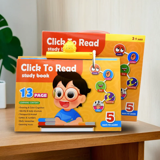 Toytoise Click To Read Study Book – Interactive Learning Made Fun!