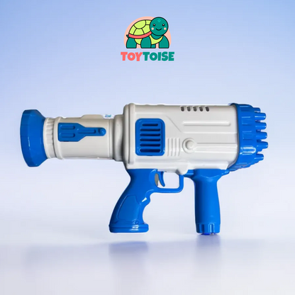 Toytoise Bubble Gatling Gun – Endless Bubble Fun for Kids Indoors & Outdoors