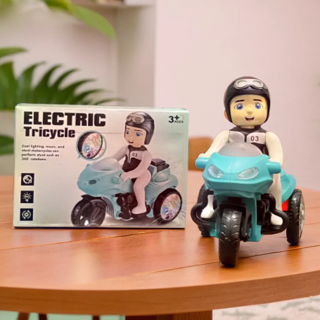 ToyToise Electric Tricycle – Spin, Ride & Dance!