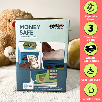 Toytoise Money Safe Piggy Bank – Teach, Save, and Secure in Style Product Featured Name: