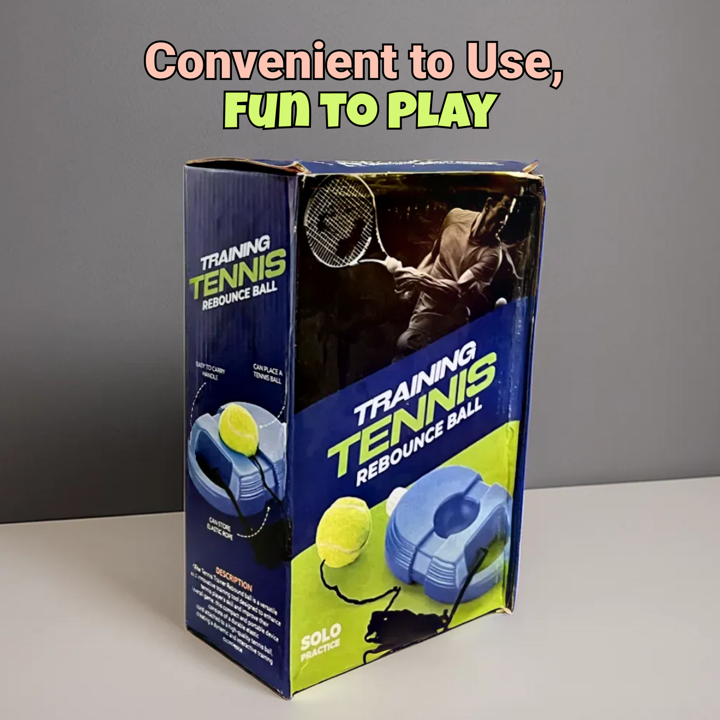 ToyToise Rebounce Ball – Train, Practice & Perfect Your Tennis Game! 🎾