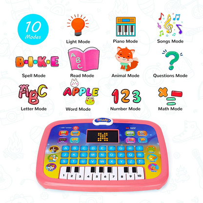 Toytoise Educational Learning Kids Laptop – Fun, Music & Smart Learning for Growing Minds! 💻🎶📚