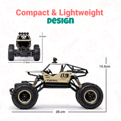 Toytoise 1/16 RC Rock Crawler – Off-Road Power with WiFi Camera & High-Speed Action! 🚙💨📷