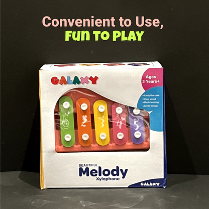 ToyToise Melody Kids Xylophone - 2-in-1 Piano Xylophone Musical Toy