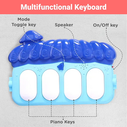 Toytoise Musical Keyboard Mat – Interactive Piano Gym for Fun & Fitness!