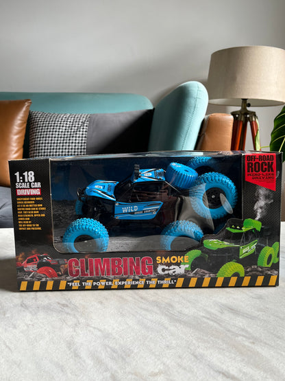 Toytoise 1:18 Scale 6 Wheel Racing High Speed Rock Monster Car – Off-Road Adventure with Smoke & Spray Function (Ages 6+)