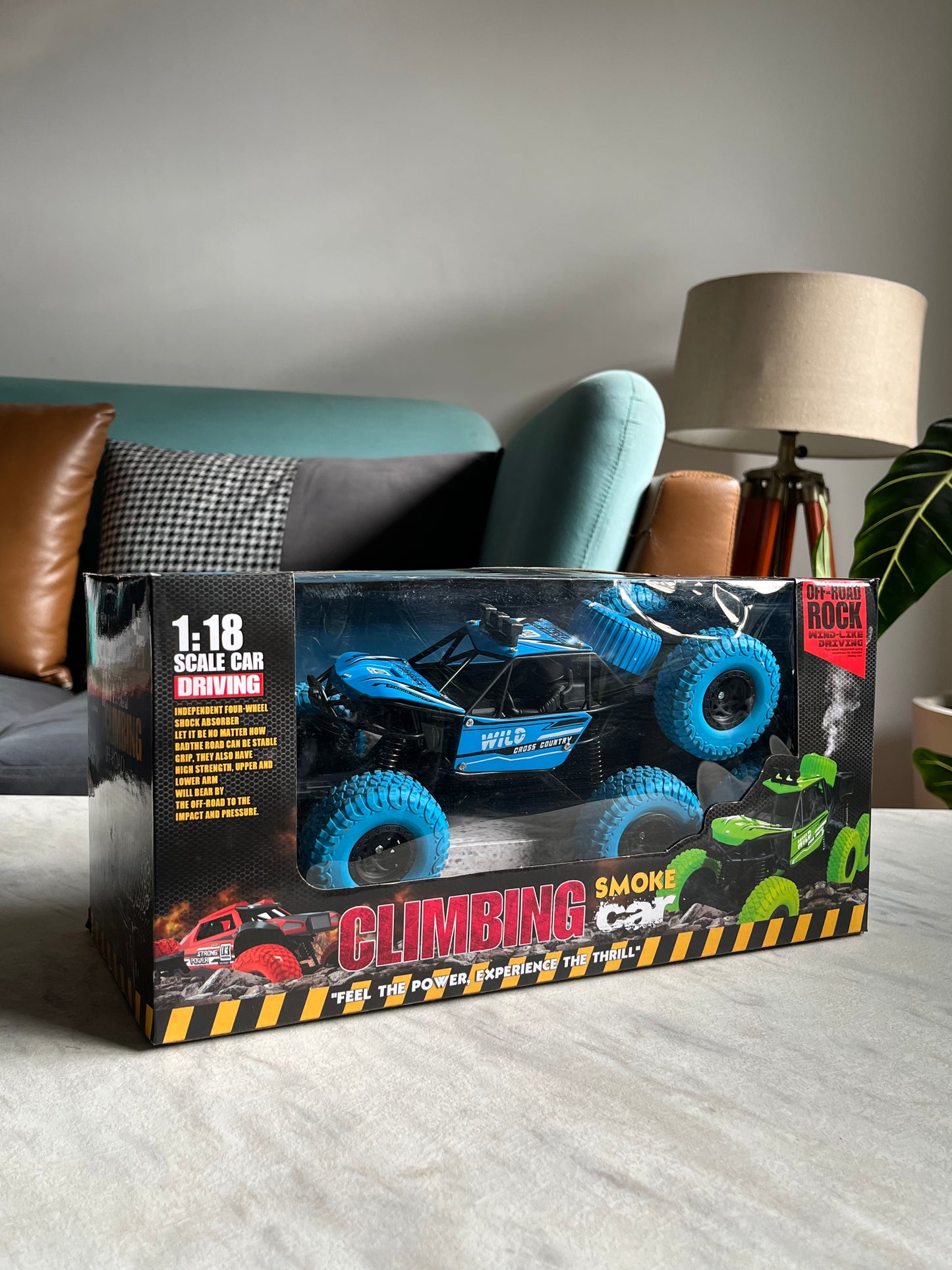 Toytoise 1:18 Scale 6 Wheel Racing High Speed Rock Monster Car – Off-Road Adventure with Smoke & Spray Function (Ages 6+)