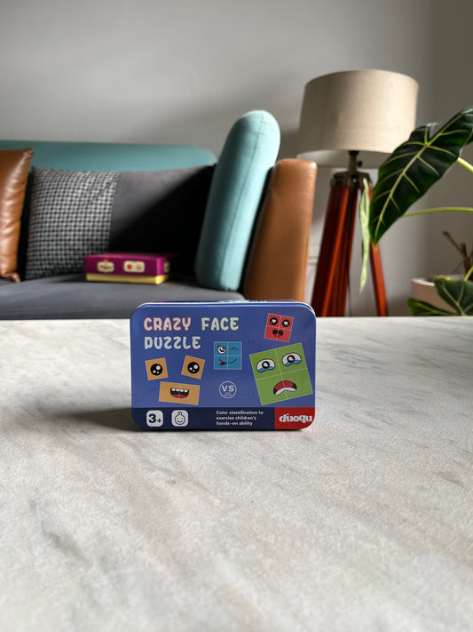 Toytoise Crazy Face Puzzle – Match, Solve, and Learn with Fun Emoji Puzzles! (Ages 3+)